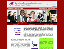 Tablet Screenshot of keystoneinsuranceservices.com